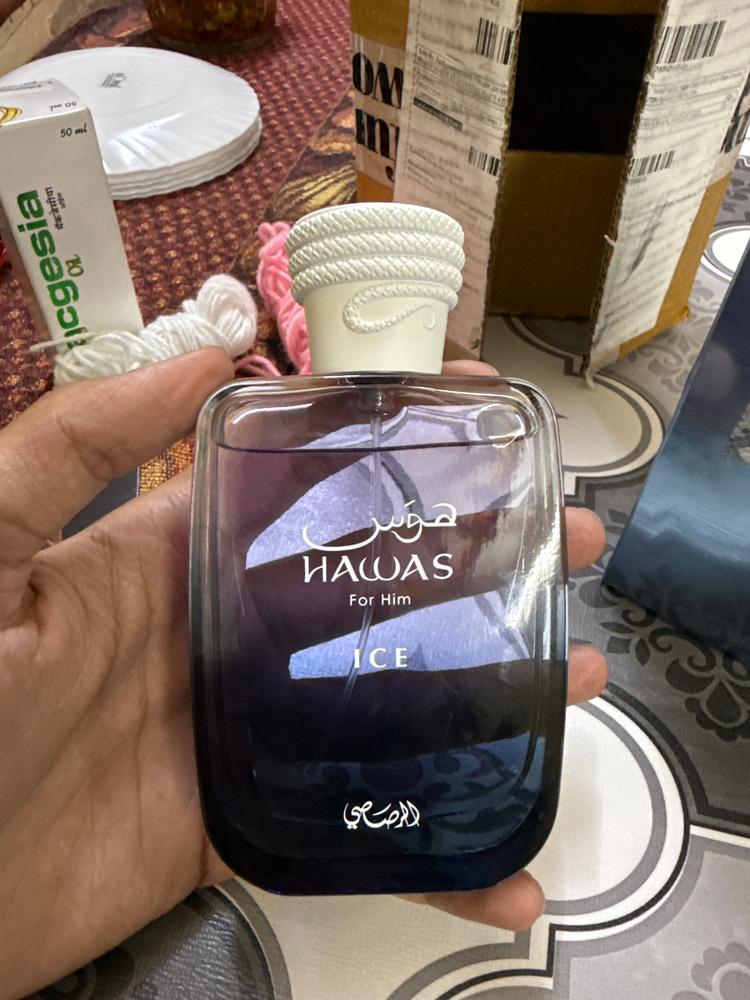 Rasasi Hawas Ice Eau de Parfum for Men - Customer Photo From Mitesh soni 