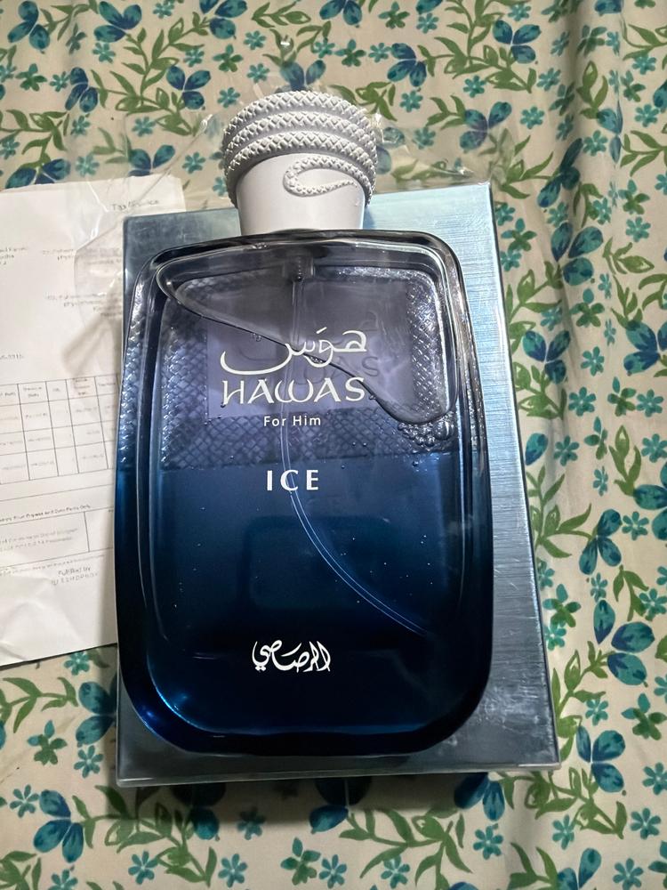 Rasasi Hawas Ice Eau de Parfum for Men - Customer Photo From Waseem Khan