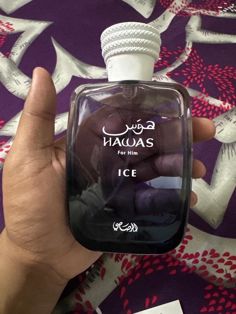 Rasasi Hawas Ice Eau de Parfum for Men - Customer Photo From Gaurav Agarwal