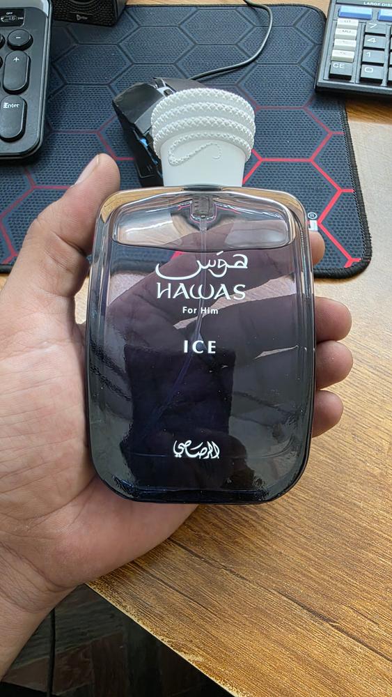 Rasasi Hawas Ice Eau de Parfum for Men - Customer Photo From Vikram Singh