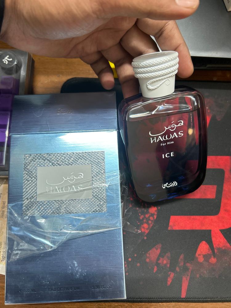 Rasasi Hawas Ice Eau de Parfum for Men - Customer Photo From Chirag
