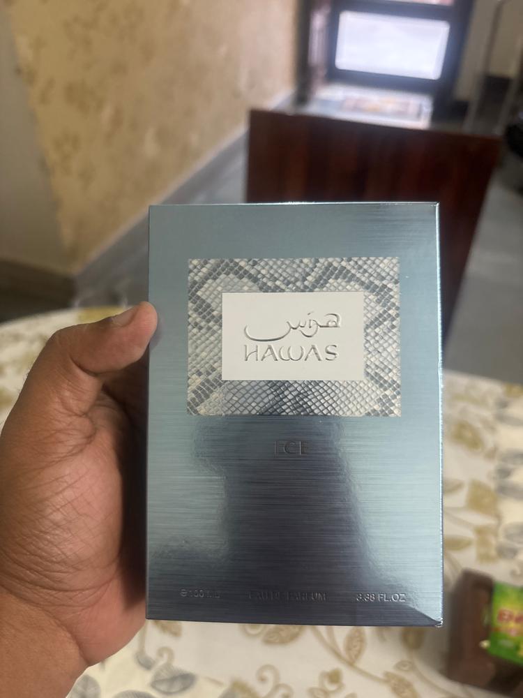 Rasasi Hawas Ice Eau de Parfum for Men - Customer Photo From Nishant