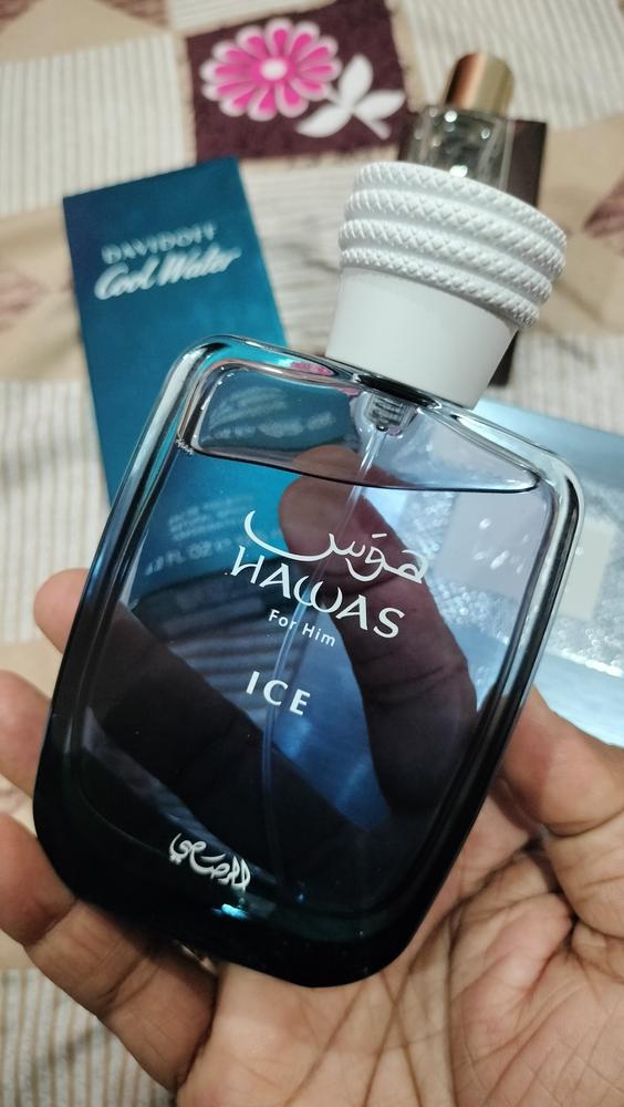 Rasasi Hawas Ice Eau de Parfum for Men - Customer Photo From Abhilash