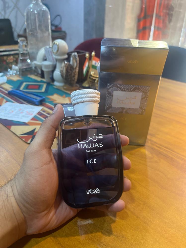 Rasasi Hawas Ice Eau de Parfum for Men - Customer Photo From Masfar Ali