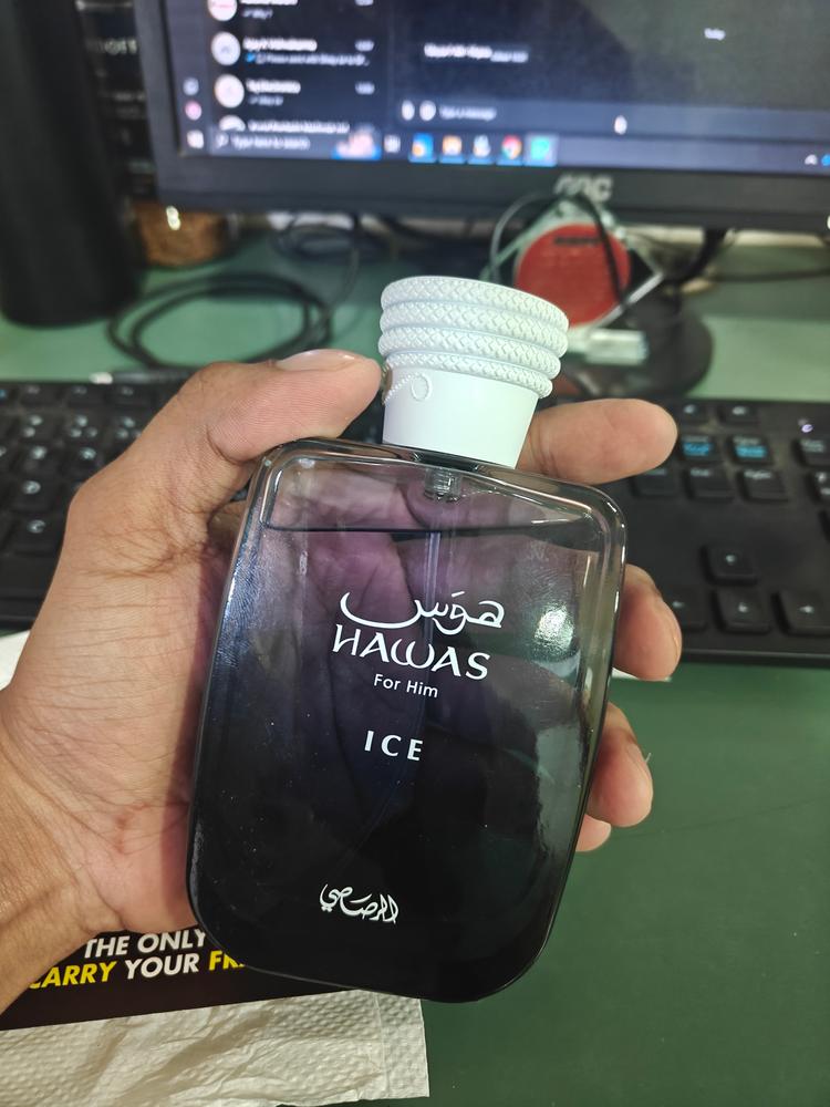 Rasasi Hawas Ice Eau de Parfum for Men - Customer Photo From Zaiiddd