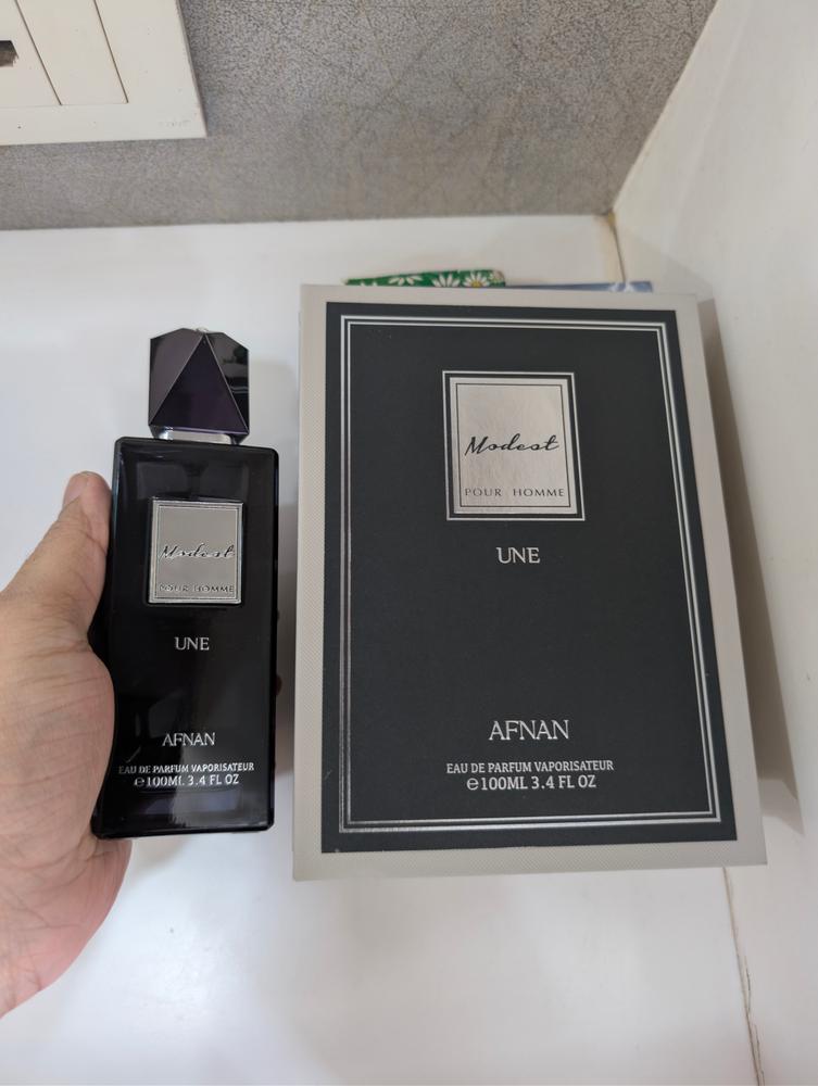 Afnan Modest Une Pour Homme Eau de Parfum for Men - Customer Photo From Anil Pandey