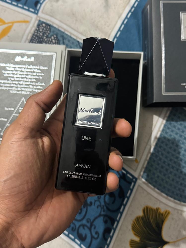 Afnan Modest Une Pour Homme Eau de Parfum for Men - Customer Photo From Ankit Choudhary