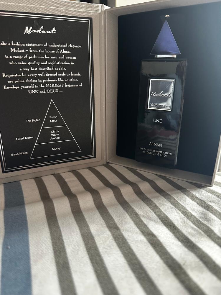 Afnan Modest Une Pour Homme Eau de Parfum for Men - Customer Photo From Devesh