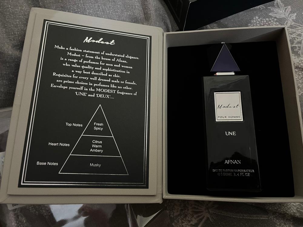 Afnan Modest Une Pour Homme Eau de Parfum for Men - Customer Photo From Sameer Sheikh