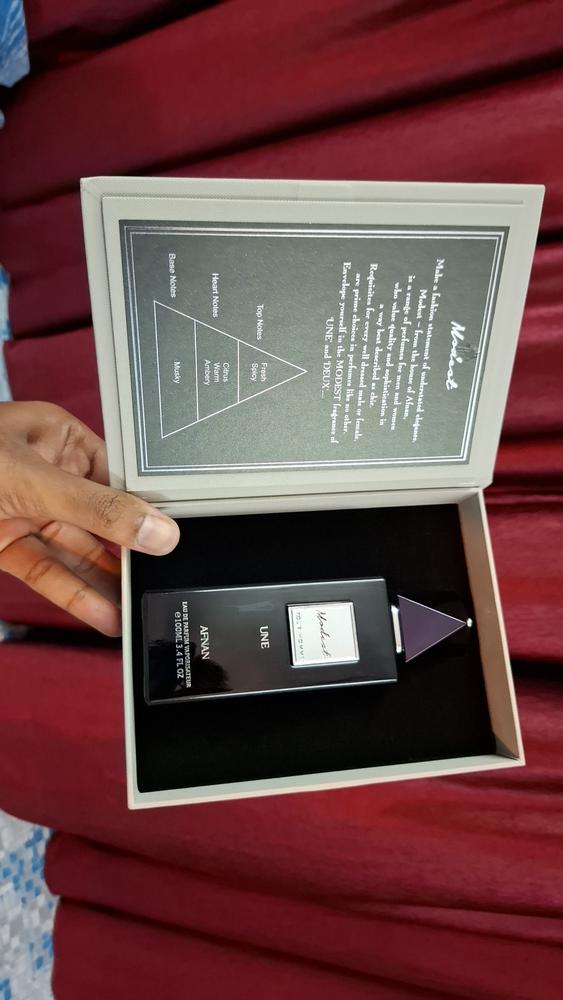 Afnan Modest Une Pour Homme Eau de Parfum for Men - Customer Photo From Ajay Kaushik