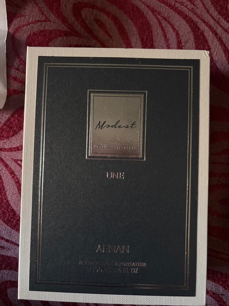 Afnan Modest Une Pour Homme Eau de Parfum for Men - Customer Photo From Money Singh