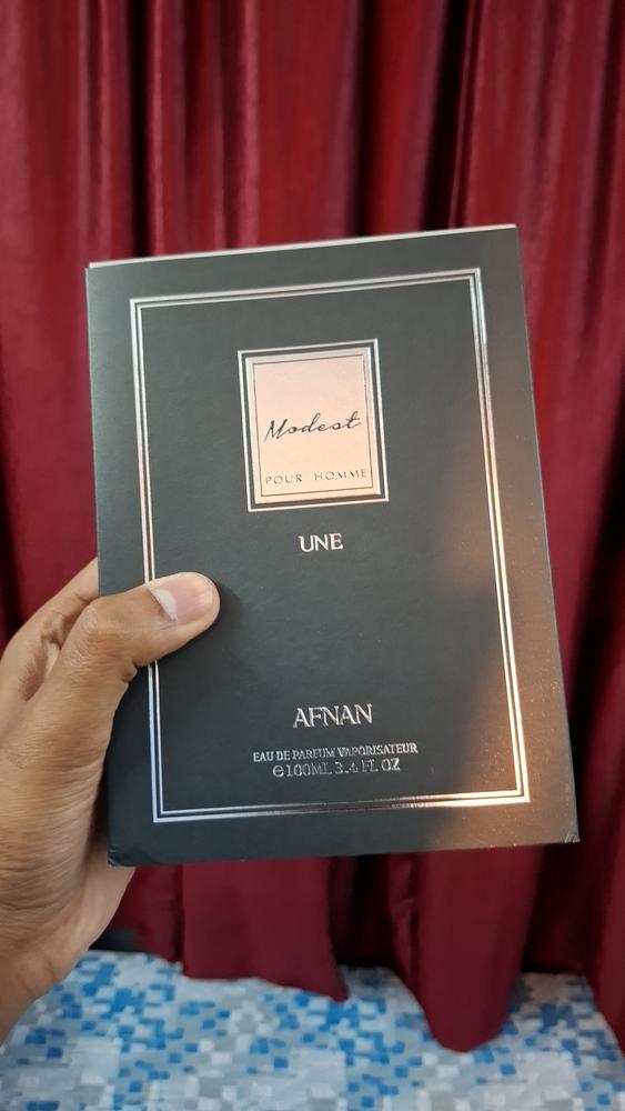 Afnan Modest Une Pour Homme Eau de Parfum for Men - Customer Photo From Ajay Kaushik