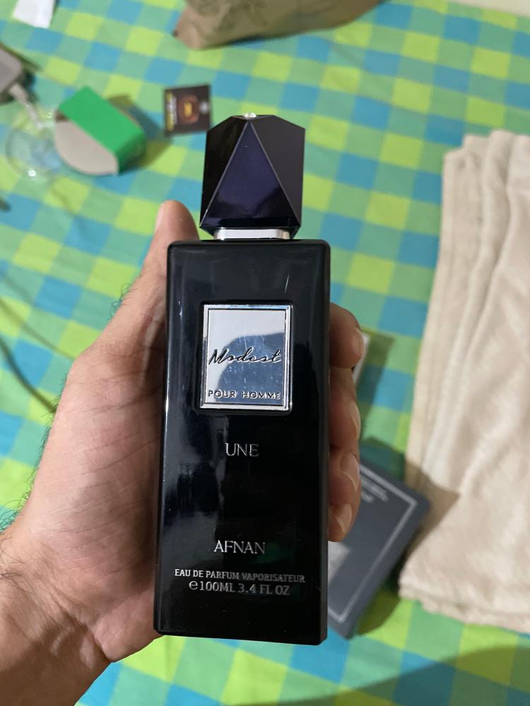 Afnan Modest Une Pour Homme Eau de Parfum for Men - Customer Photo From Atishesh Tripathi