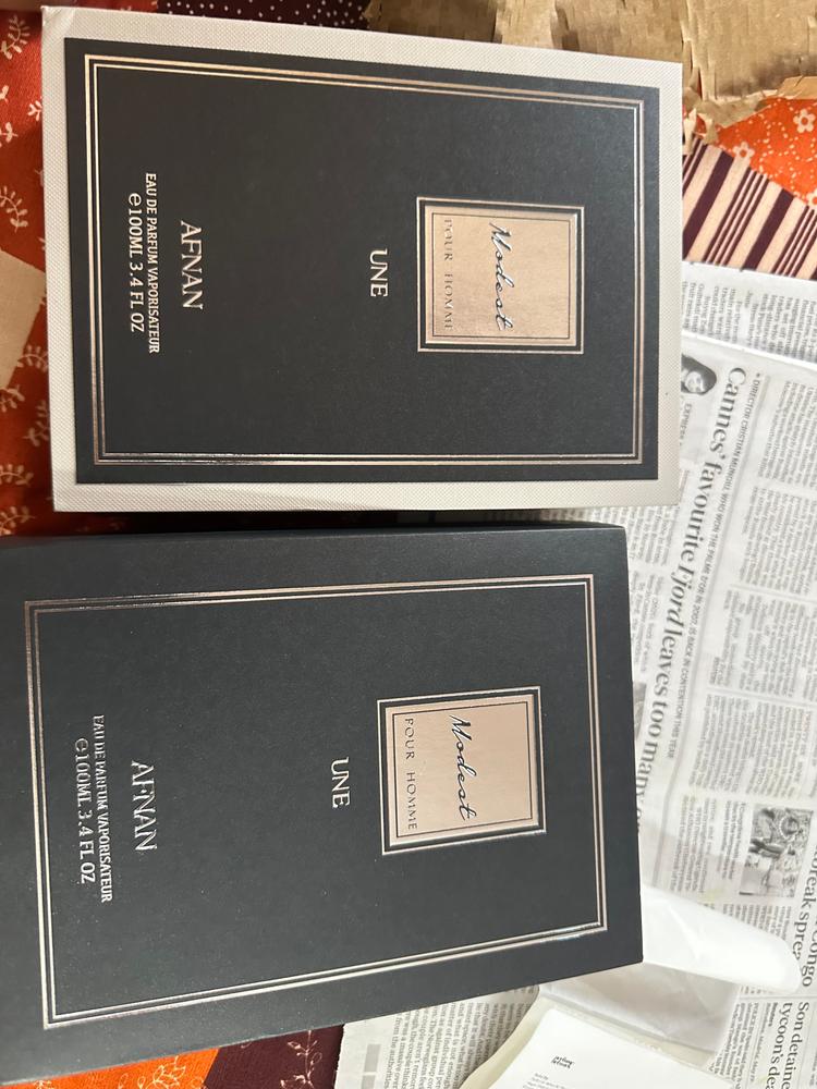 Afnan Modest Une Pour Homme Eau de Parfum for Men - Customer Photo From Anas