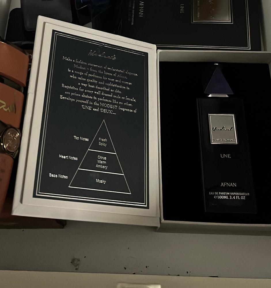 Afnan Modest Une Pour Homme Eau de Parfum for Men - Customer Photo From Pranav
