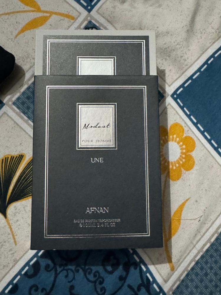 Afnan Modest Une Pour Homme Eau de Parfum for Men - Customer Photo From Ankit Choudhary