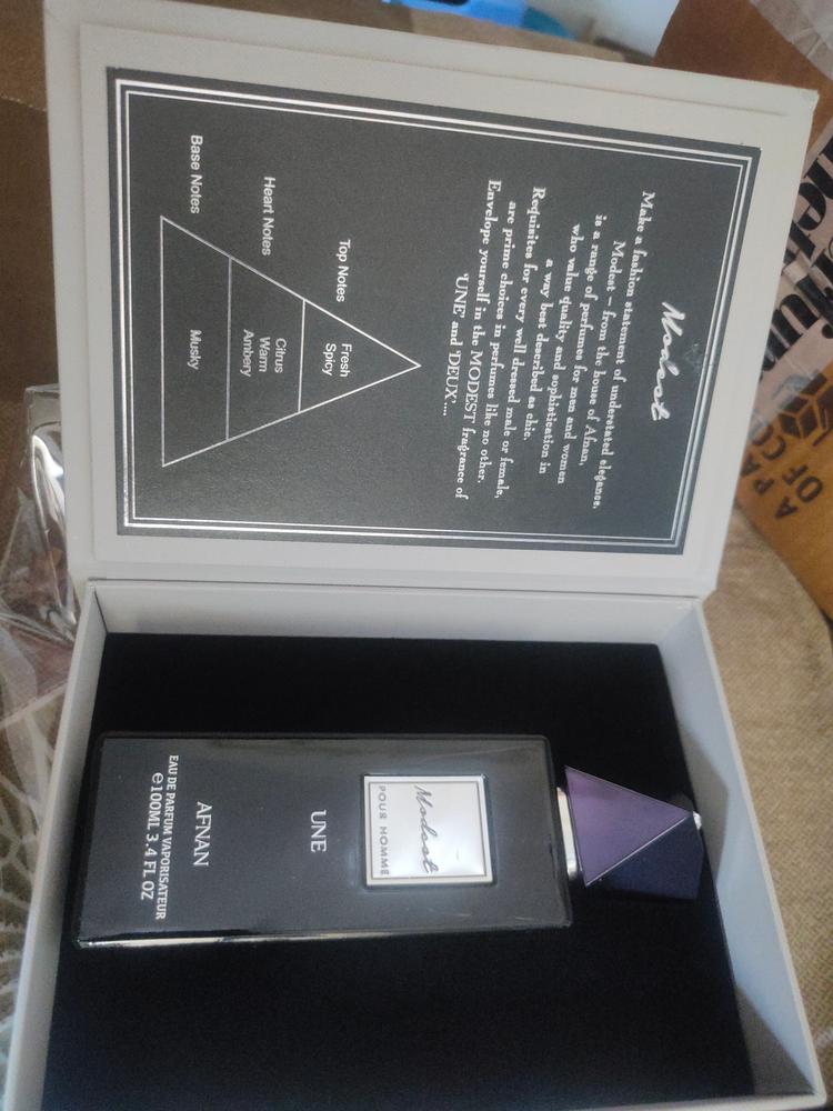 Afnan Modest Une Pour Homme Eau de Parfum for Men - Customer Photo From Anurag