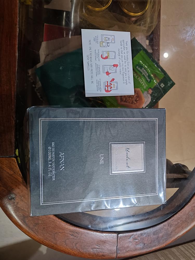 Afnan Modest Une Pour Homme Eau de Parfum for Men - Customer Photo From Sheetal