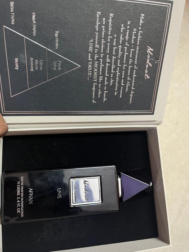 Afnan Modest Une Pour Homme Eau de Parfum for Men - Customer Photo From Goverdhan R