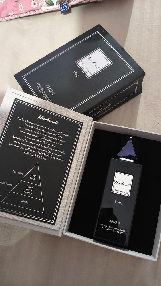 Afnan Modest Une Pour Homme Eau de Parfum for Men - Customer Photo From Dhiraj Rai