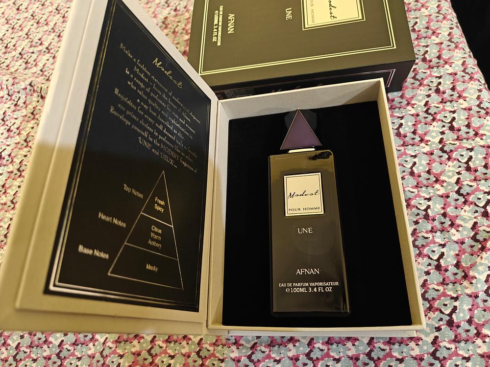 Afnan Modest Une Pour Homme Eau de Parfum for Men - Customer Photo From Vinod I