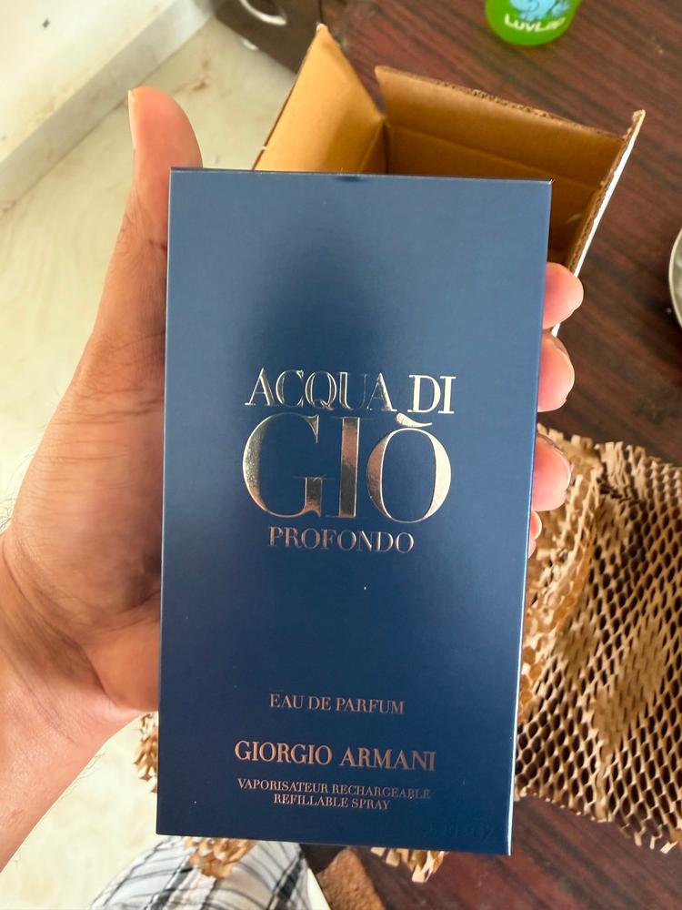Armani Acqua di Giò Profondo Eau de Parfum for Men - Customer Photo From Tirumal