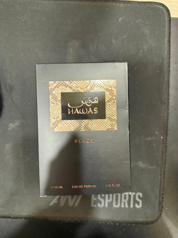 Rasasi Hawas Black Eau de Parfum for Men - Customer Photo From 110029