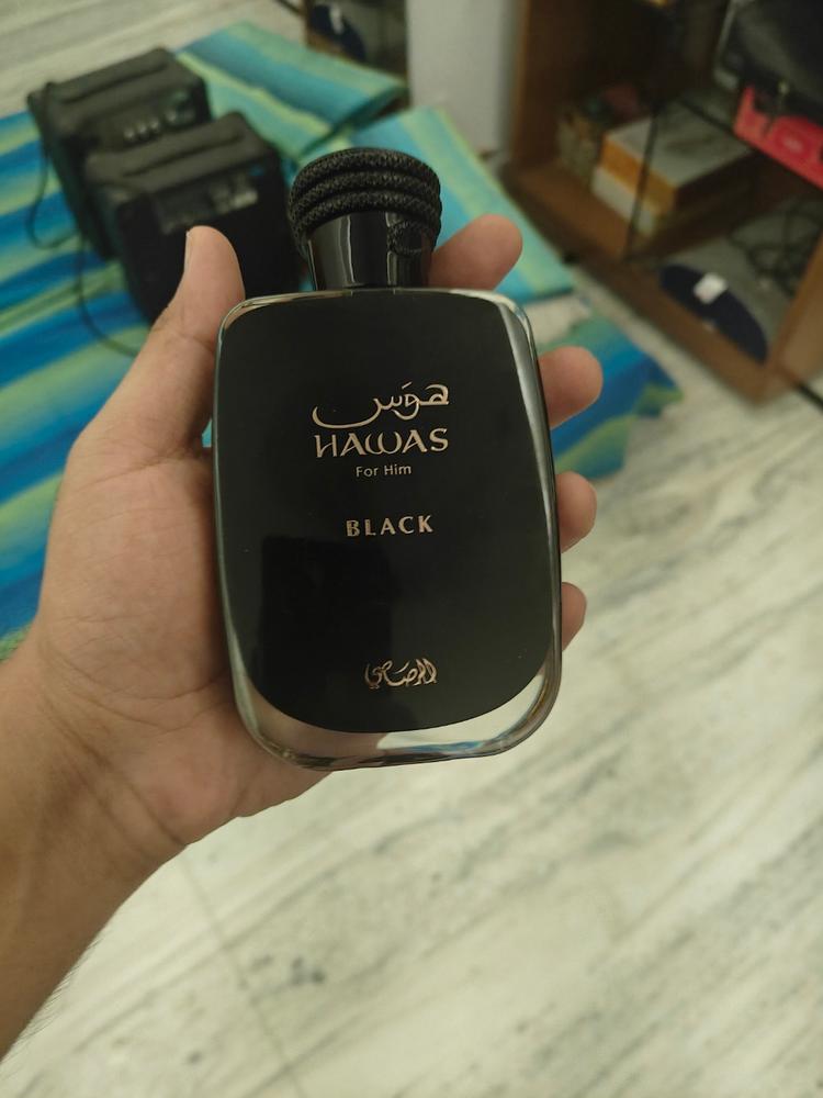 Rasasi Hawas Black Eau de Parfum for Men - Customer Photo From Anubhav
