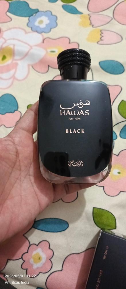 Rasasi Hawas Black Eau de Parfum for Men - Customer Photo From Gurjit singh