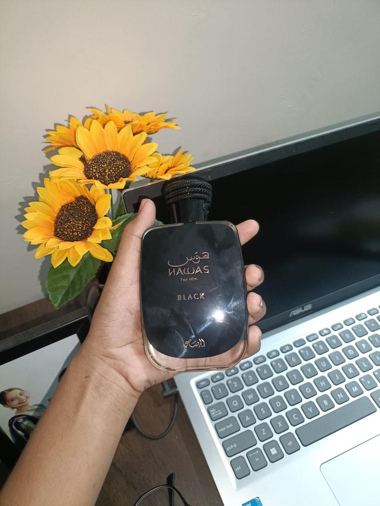 Rasasi Hawas Black Eau de Parfum for Men - Customer Photo From Dipakadhvan