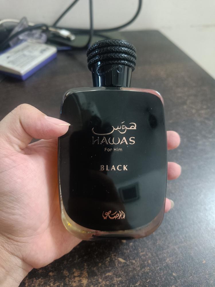 Rasasi Hawas Black Eau de Parfum for Men - Customer Photo From Tanmay
