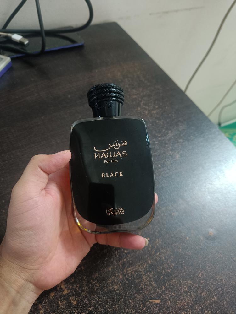 Rasasi Hawas Black Eau de Parfum for Men - Customer Photo From Tanmay K