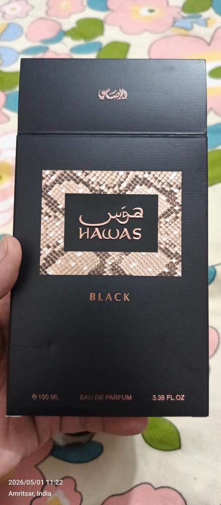 Rasasi Hawas Black Eau de Parfum for Men - Customer Photo From Gurjit singh
