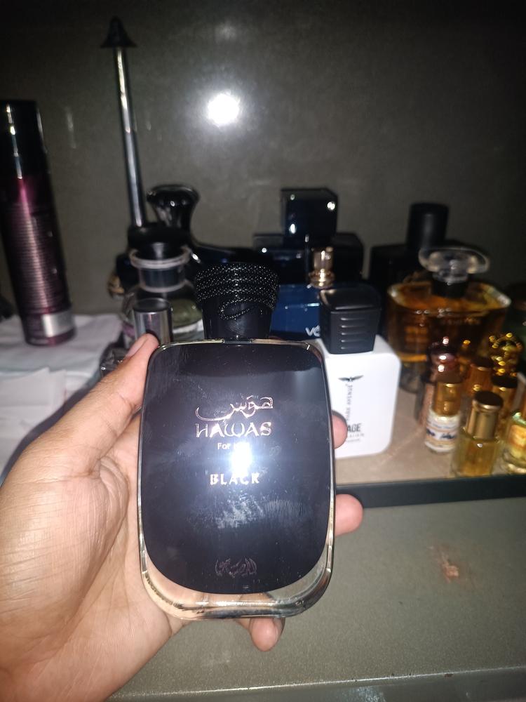 Rasasi Hawas Black Eau de Parfum for Men - Customer Photo From Mohd bilal 