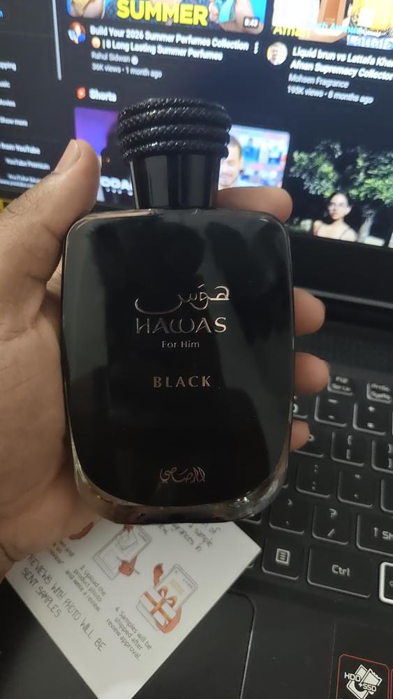 Rasasi Hawas Black Eau de Parfum for Men - Customer Photo From Pranav