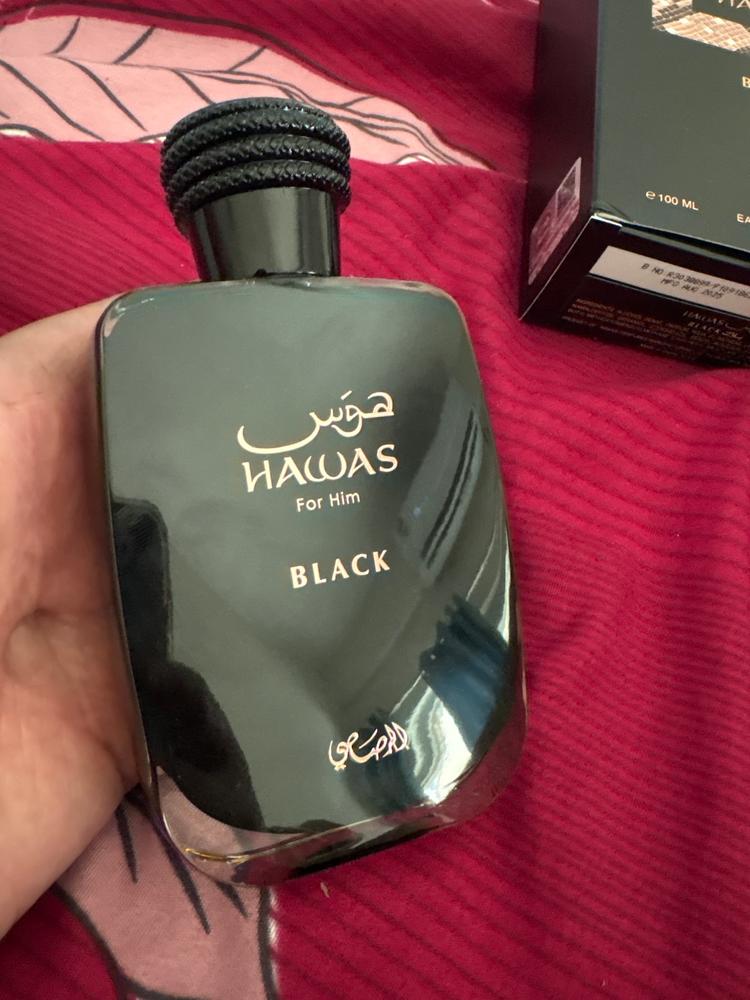 Rasasi Hawas Black Eau de Parfum for Men - Customer Photo From Akshat Kamboj