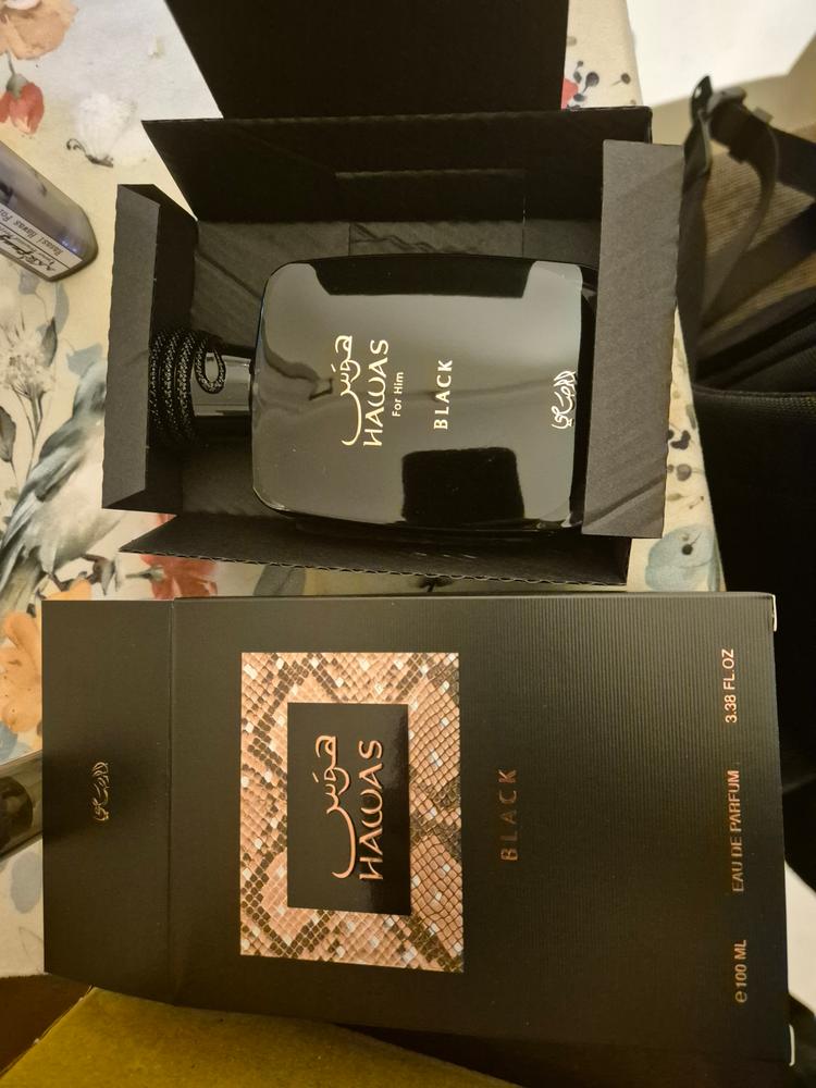 Rasasi Hawas Black Eau de Parfum for Men - Customer Photo From Swarna