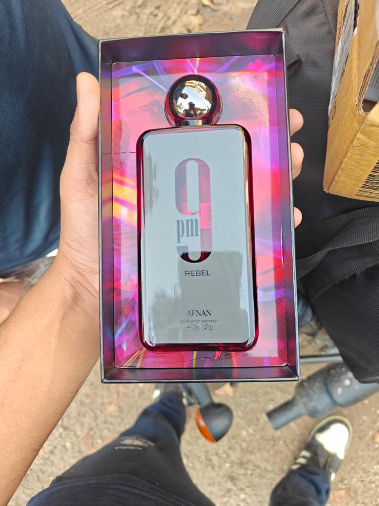 Afnan 9PM Rebel Eau de Parfum for Men - Customer Photo From Abhishek shankar 