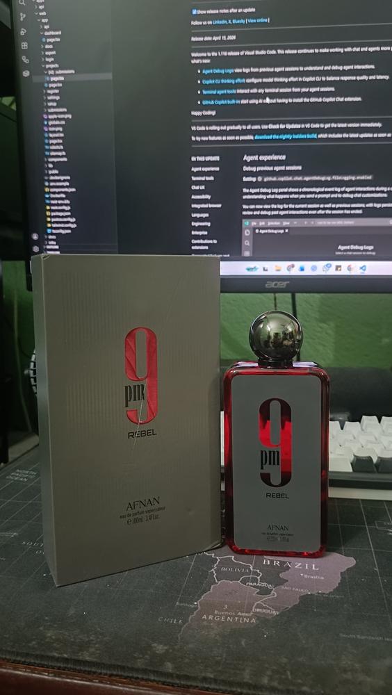 Afnan 9PM Rebel Eau de Parfum for Men - Customer Photo From Raktim Ranjit
