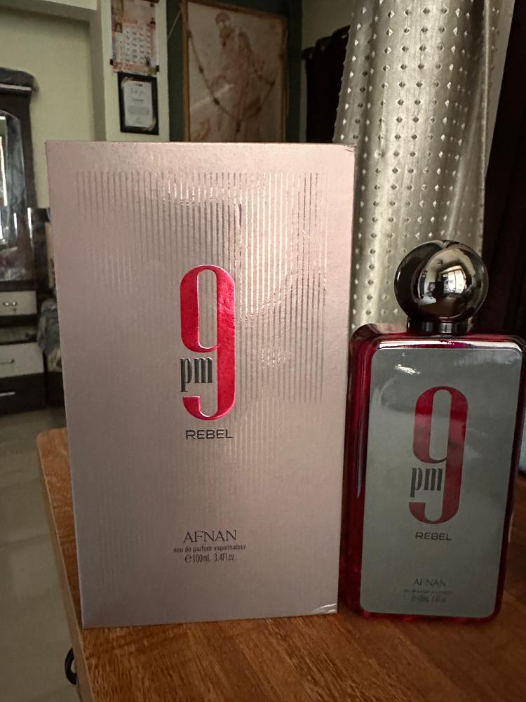 Afnan 9PM Rebel Eau de Parfum for Men - Customer Photo From Atharva Palkar