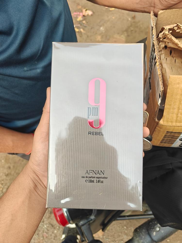 Afnan 9PM Rebel Eau de Parfum for Men - Customer Photo From Abhishek shankar 