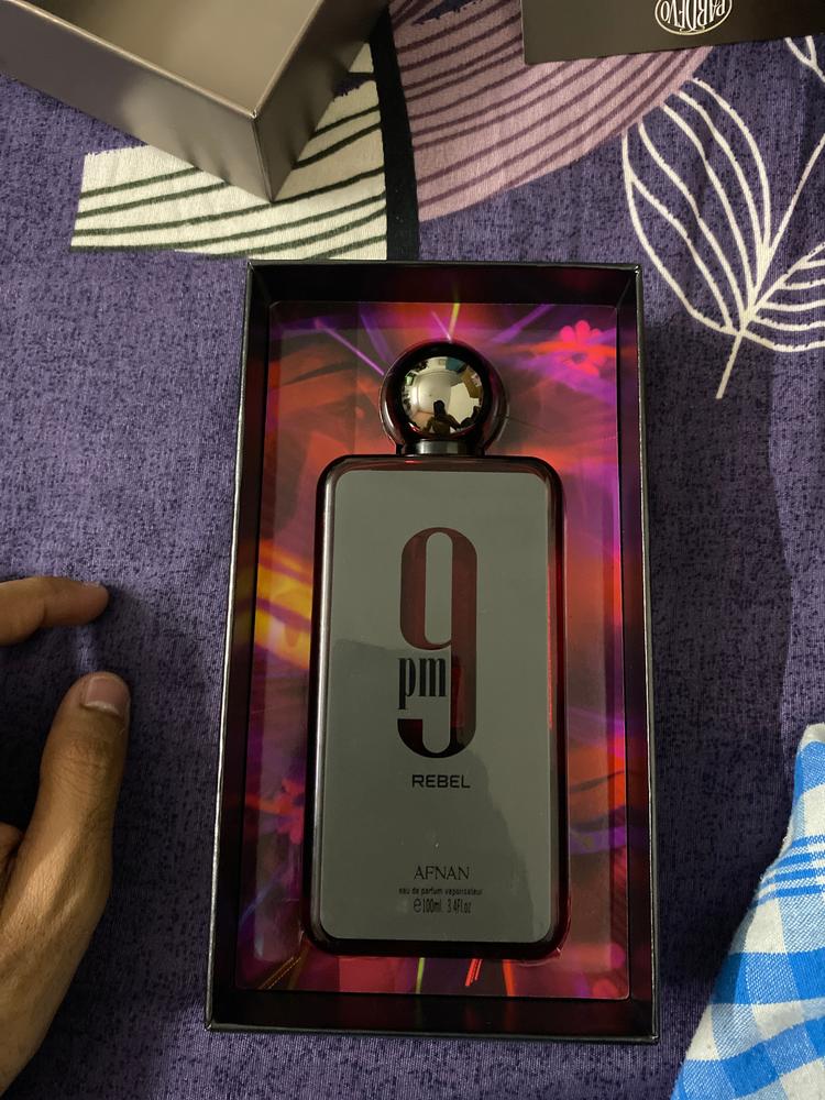 Afnan 9PM Rebel Eau de Parfum for Men - Customer Photo From Padigela Sai teja