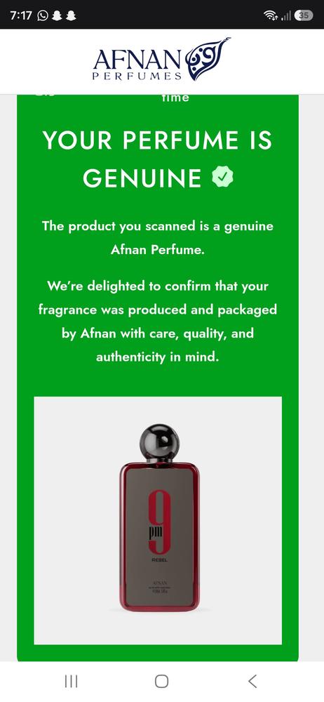 Afnan 9PM Rebel Eau de Parfum for Men - Customer Photo From Mohd shoaib
