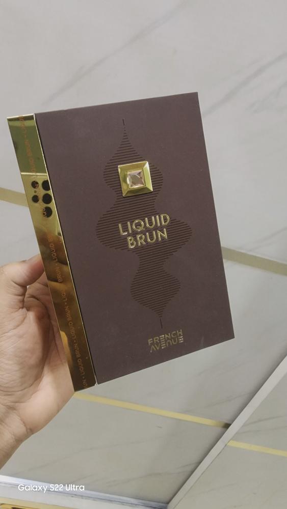 香水(男性用) FRENCH AVENUE LIQUID BRUN 100ml Fragrance World French Avenue Liquid Brun Eau de Parfum 100ml For