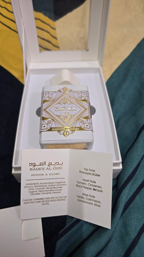Lattafa Badee al Oud Honor & Glory Eau de Parfum for Men - Customer Photo From Varun