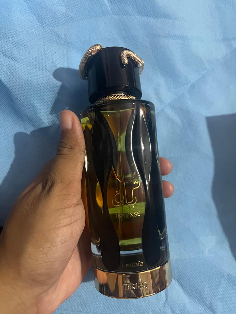 Lattafa Teriaq Intense Eau de Parfum for Men - Customer Photo From Soumya Malviya