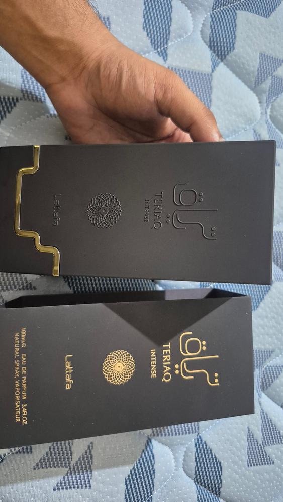 Lattafa Teriaq Intense Eau de Parfum for Men - Customer Photo From Ayush Aggarwal