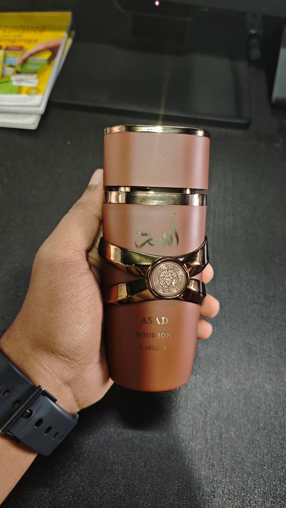 Lattafa Asad Bourbon Eau de Parfum for Men - Customer Photo From Muhammed Aslam