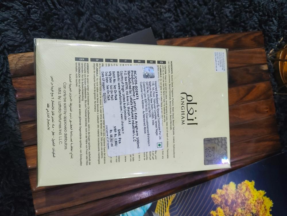 Lattafa Angham Eau de Parfum for Women - Customer Photo From Hafizkhan