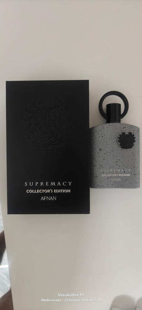 Afnan Supremacy Collectors Edition Eau de Parfum for Men - Customer Photo From Vasudeva K